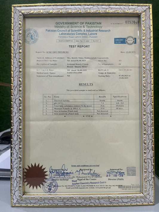 Zafrani Glow Cream (Original Korean Import)